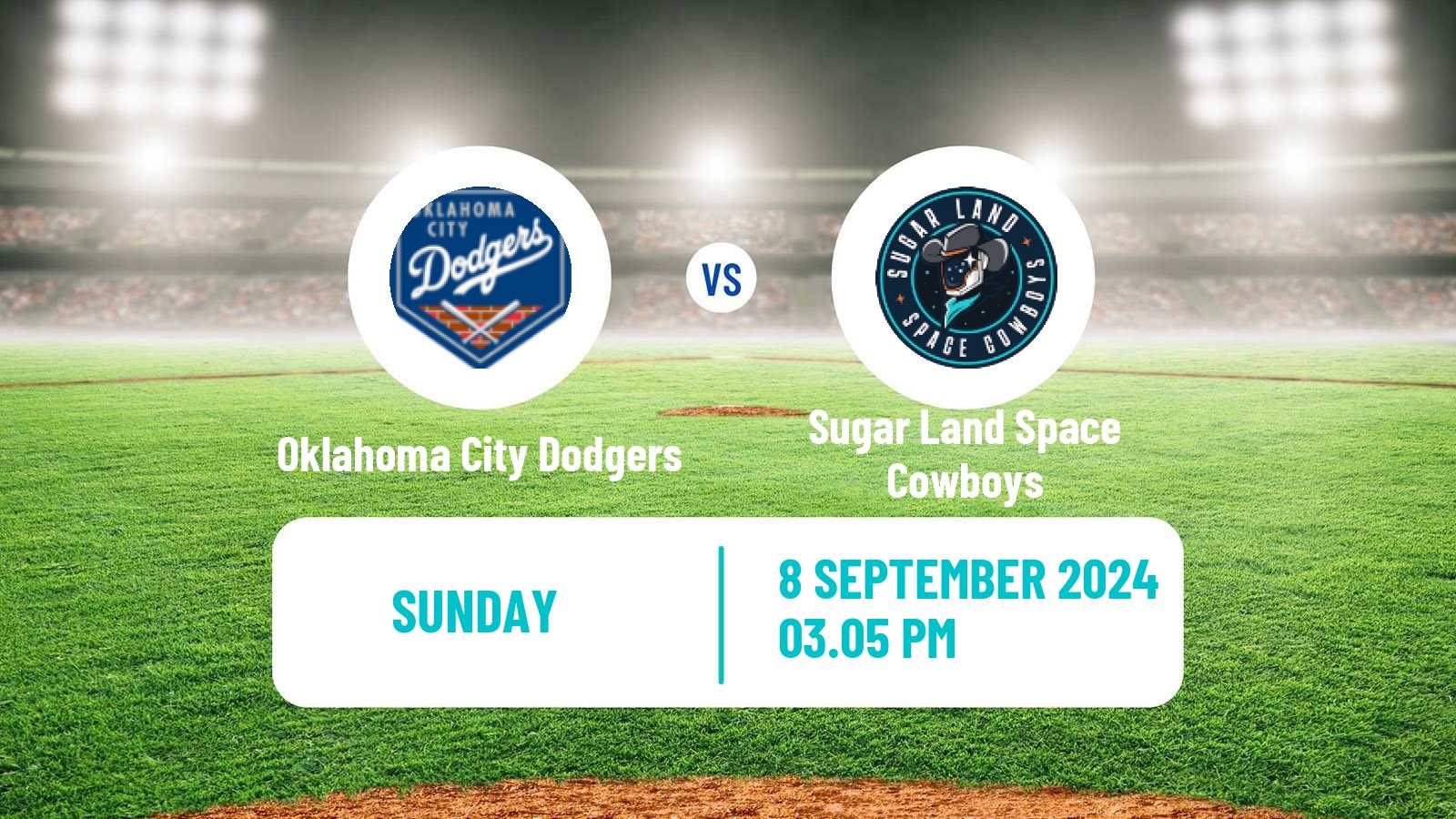 Baseball PCL Oklahoma City Dodgers - Sugar Land Space Cowboys