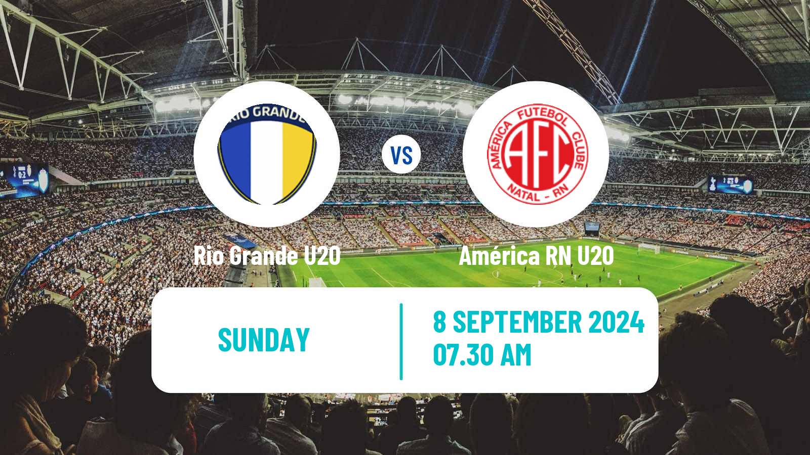 Soccer Brazilian Potiguar U20 Rio Grande U20 - América RN U20