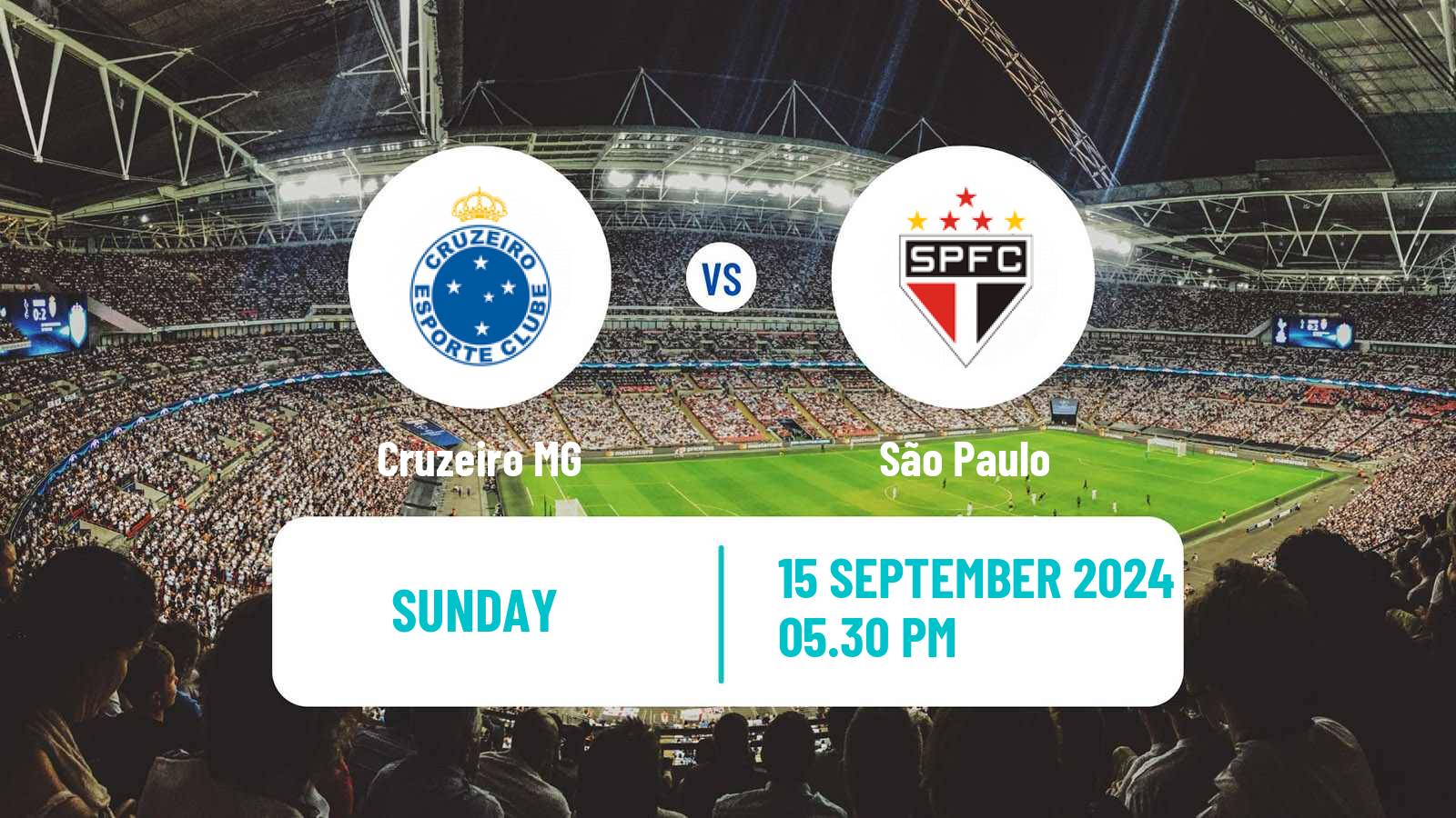 Soccer Brazilian Serie A Cruzeiro - São Paulo