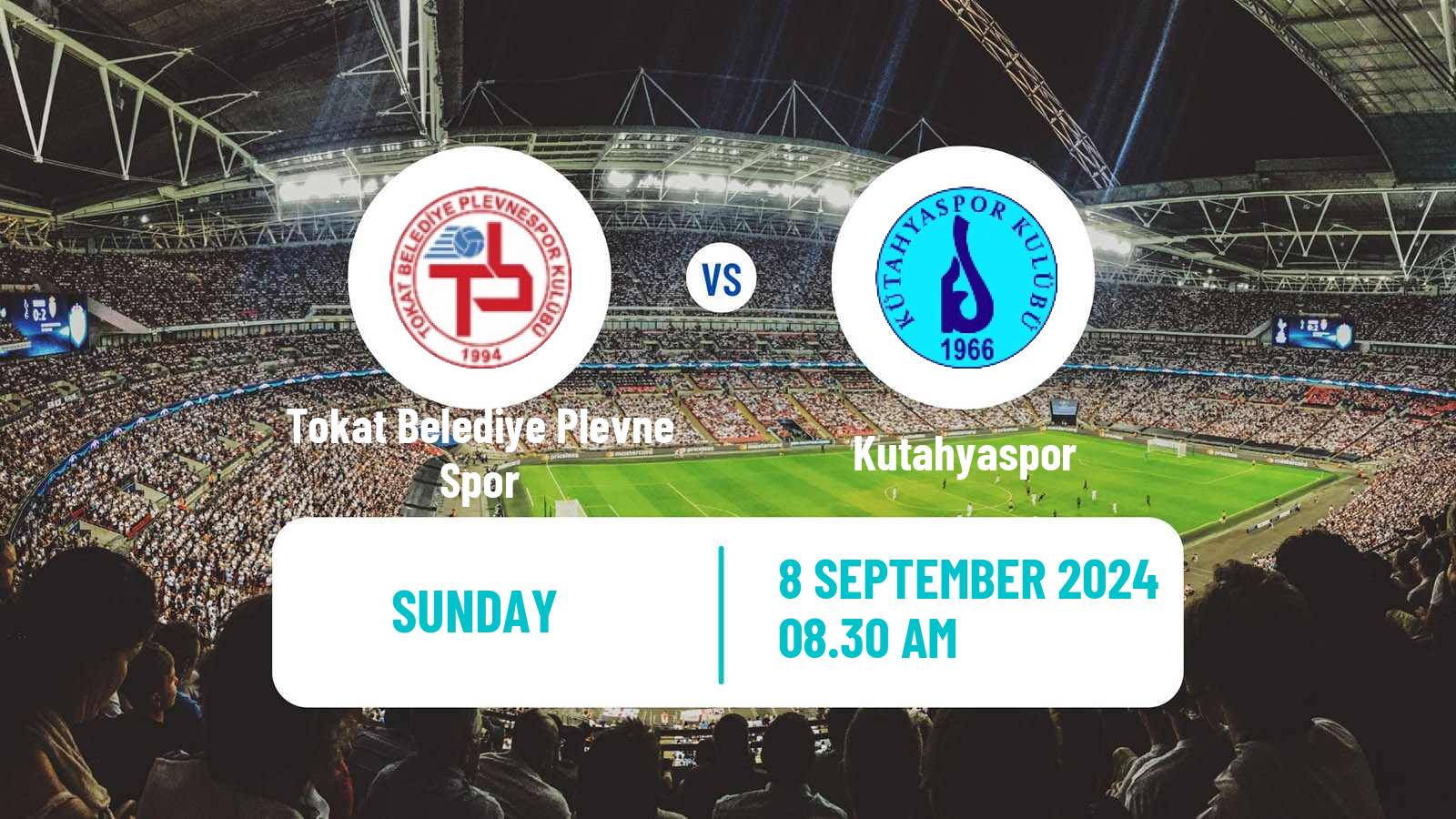 Soccer Turkish 3 Lig Group 1 Tokat Belediye Plevne Spor - Kutahyaspor