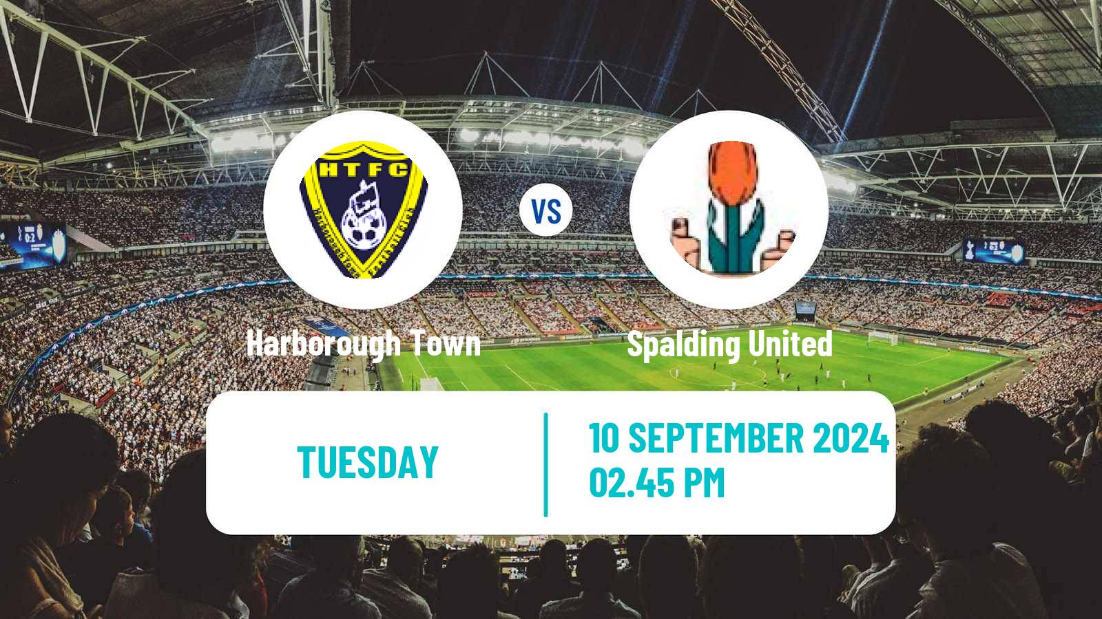 Soccer English Southern League Central Division Harborough Town - Spalding United