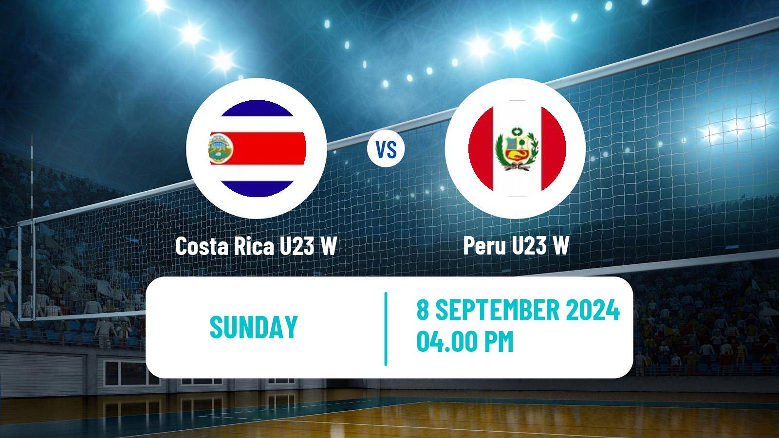 Volleyball Pan-American Cup U23 Volleyball Women Costa Rica U23 W - Peru U23 W