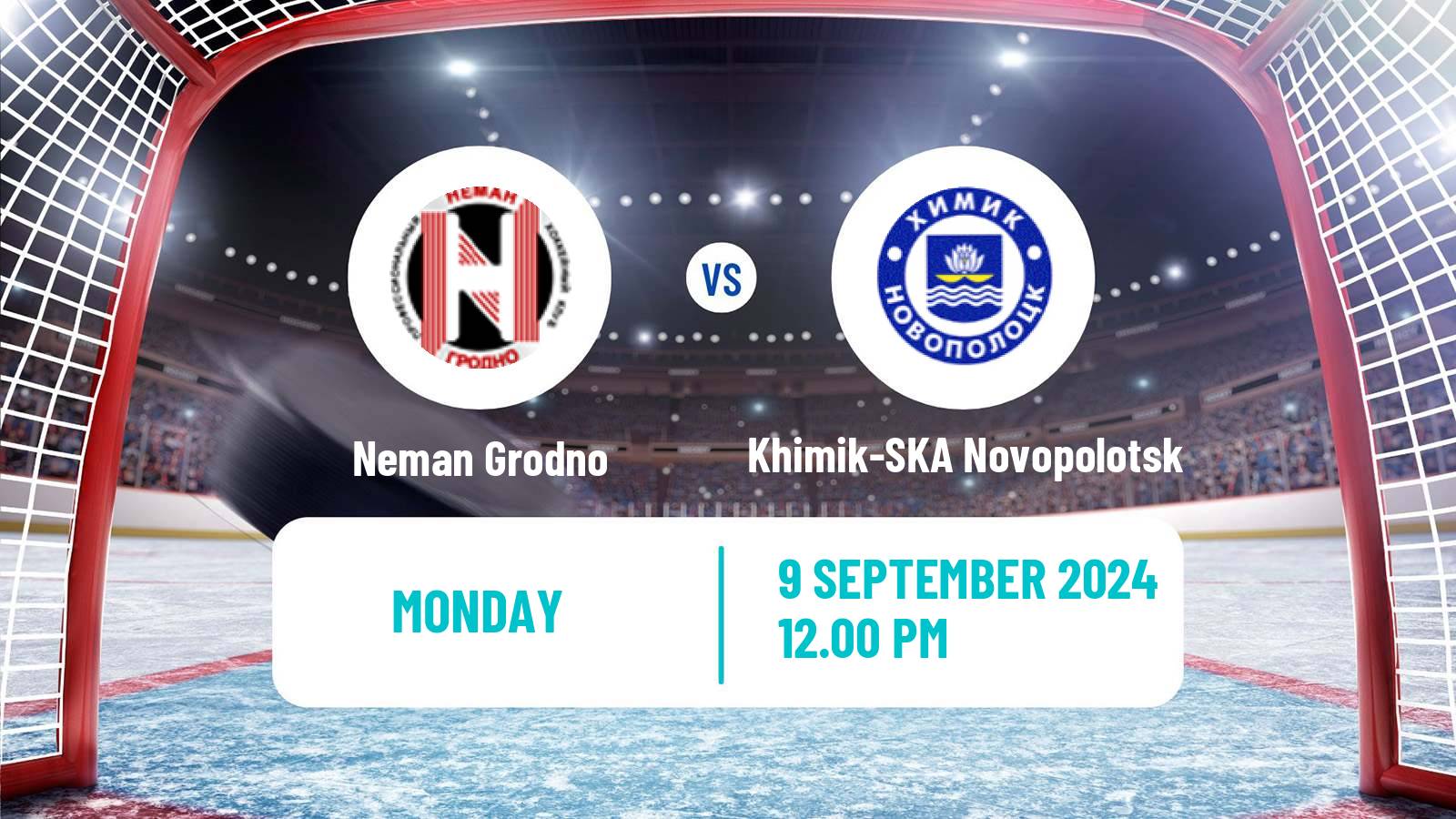 Hockey Belarusian Extraleague Neman Grodno - Khimik-SKA Novopolotsk