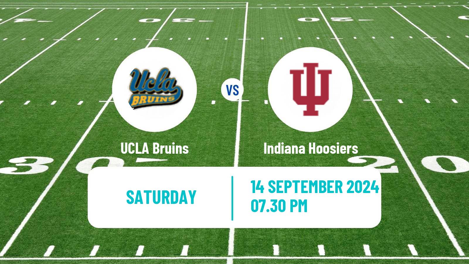 American football NCAA College Football UCLA Bruins - Indiana Hoosiers