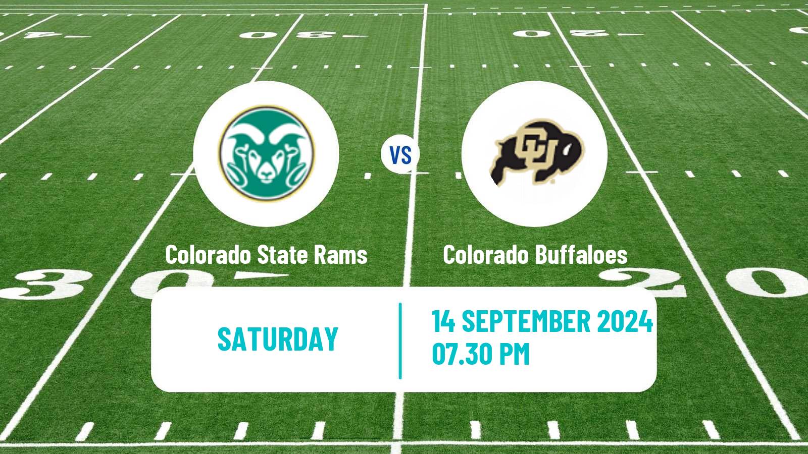 American football NCAA College Football Colorado State Rams - Colorado Buffaloes