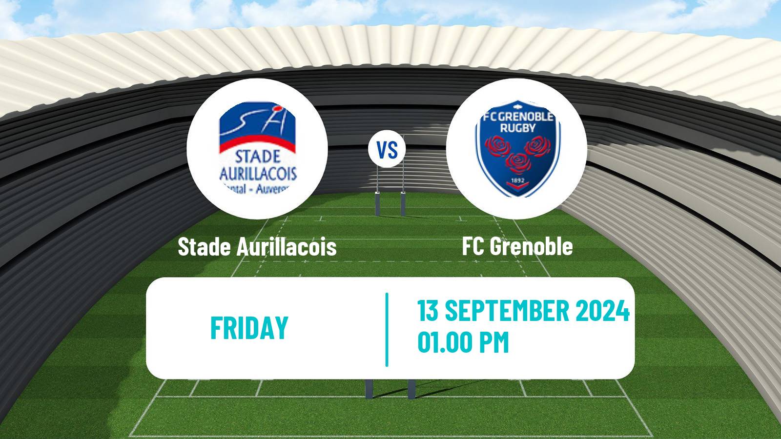 Rugby union French Pro D2 Stade Aurillacois - FC Grenoble