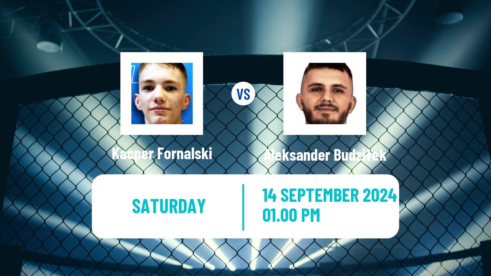 MMA Lightweight Ksw Men Kacper Fornalski - Aleksander Budziłek