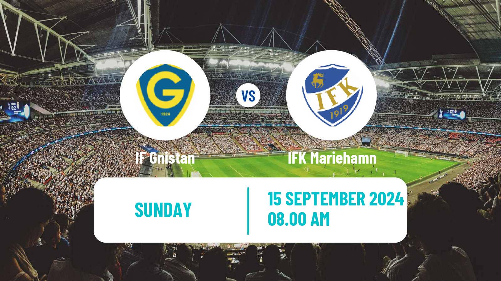 Soccer Finnish Veikkausliiga Gnistan - IFK Mariehamn