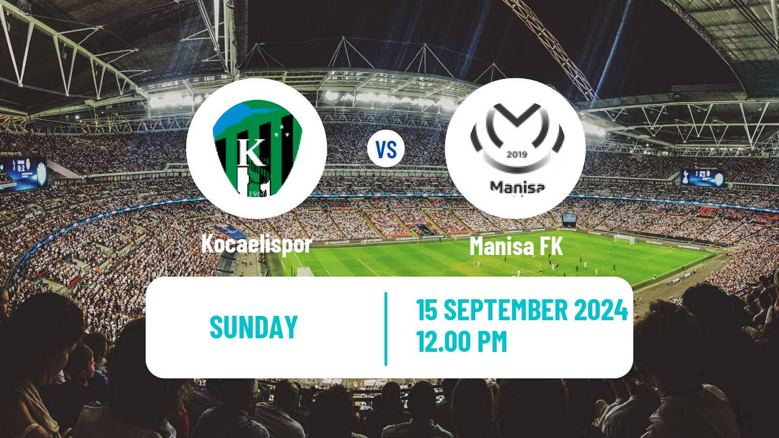 Soccer Turkish First League Kocaelispor - Manisa FK