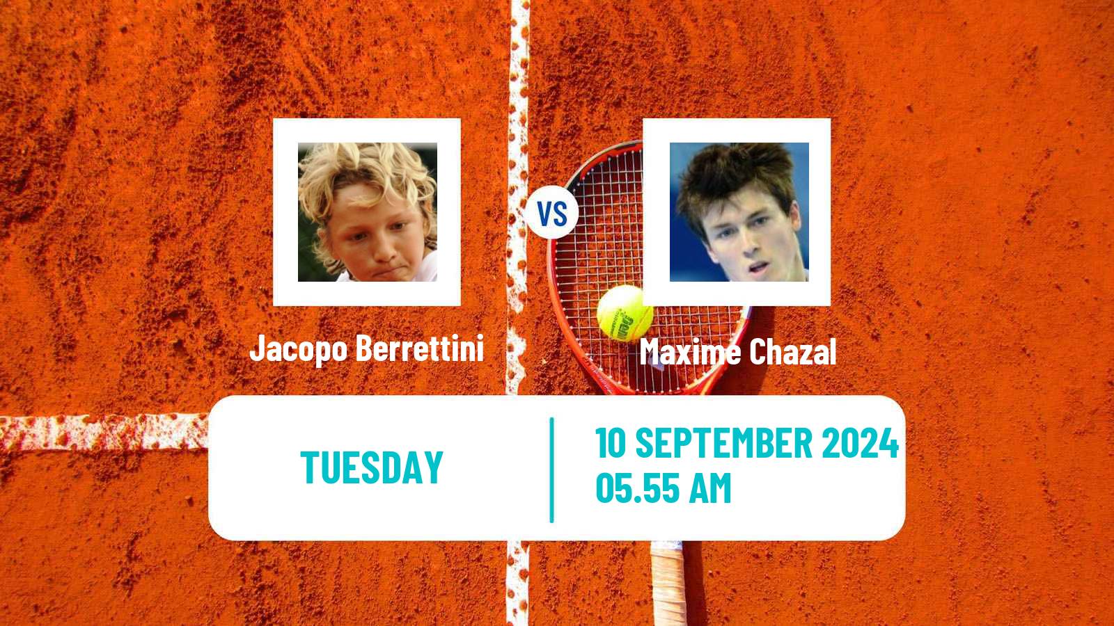 Tennis Szczecin Challenger Men Jacopo Berrettini - Maxime Chazal