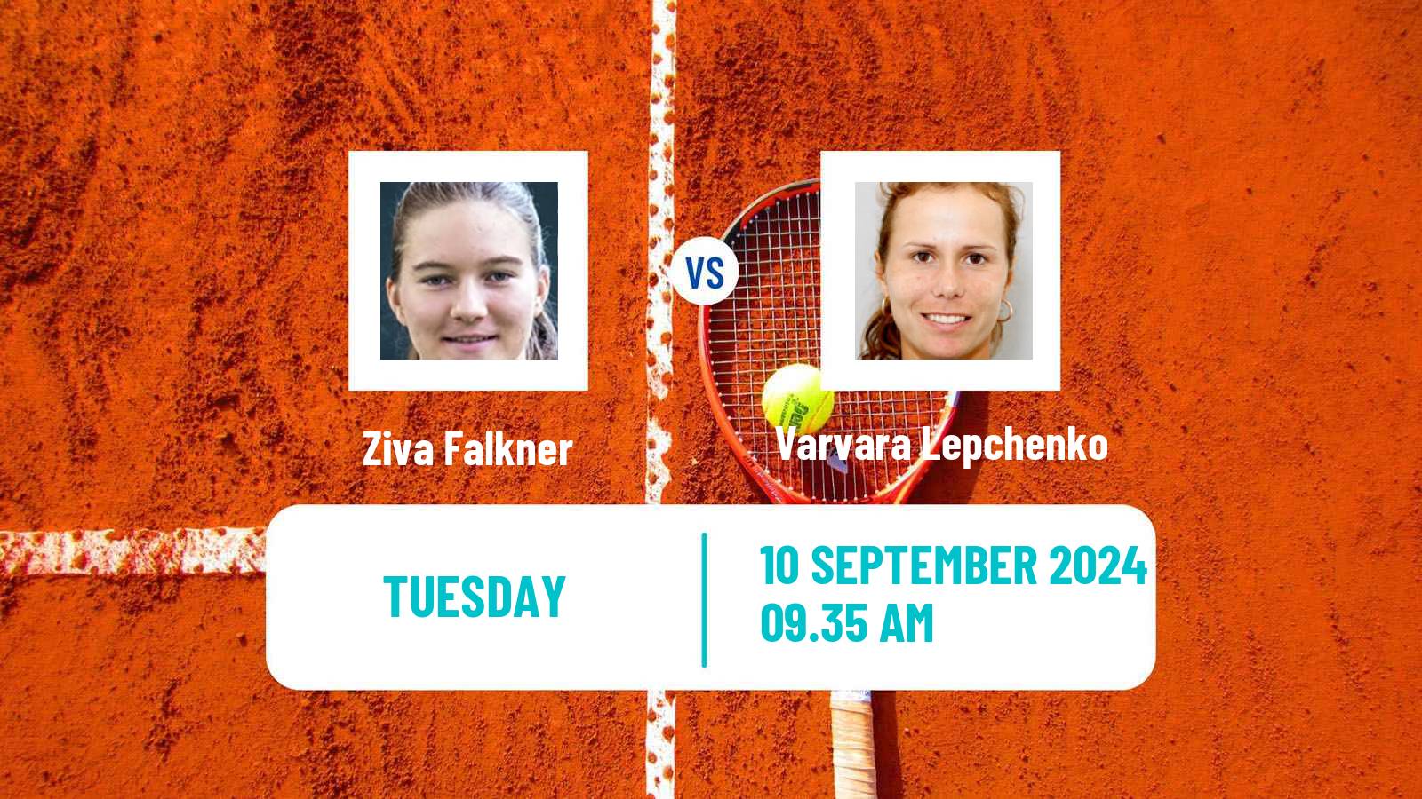 Tennis Ljubljana Challenger Women Ziva Falkner - Varvara Lepchenko