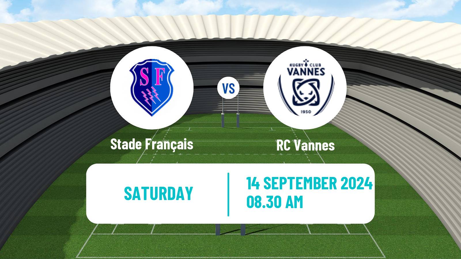 Rugby union French Top 14 Stade Français - Vannes