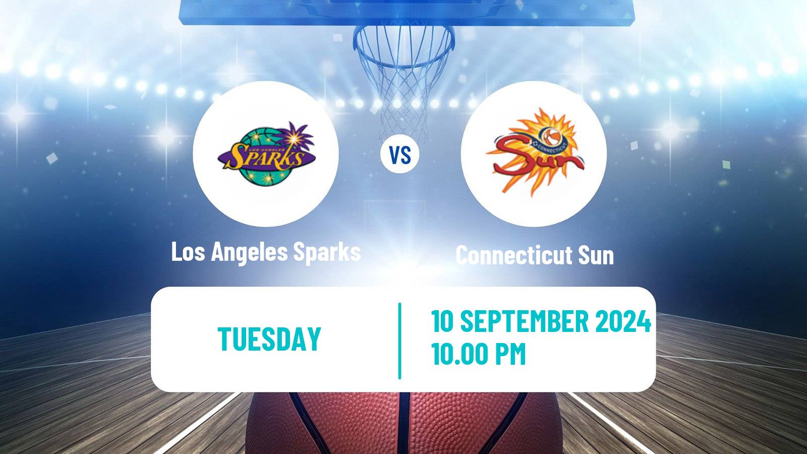 Basketball WNBA Los Angeles Sparks - Connecticut Sun