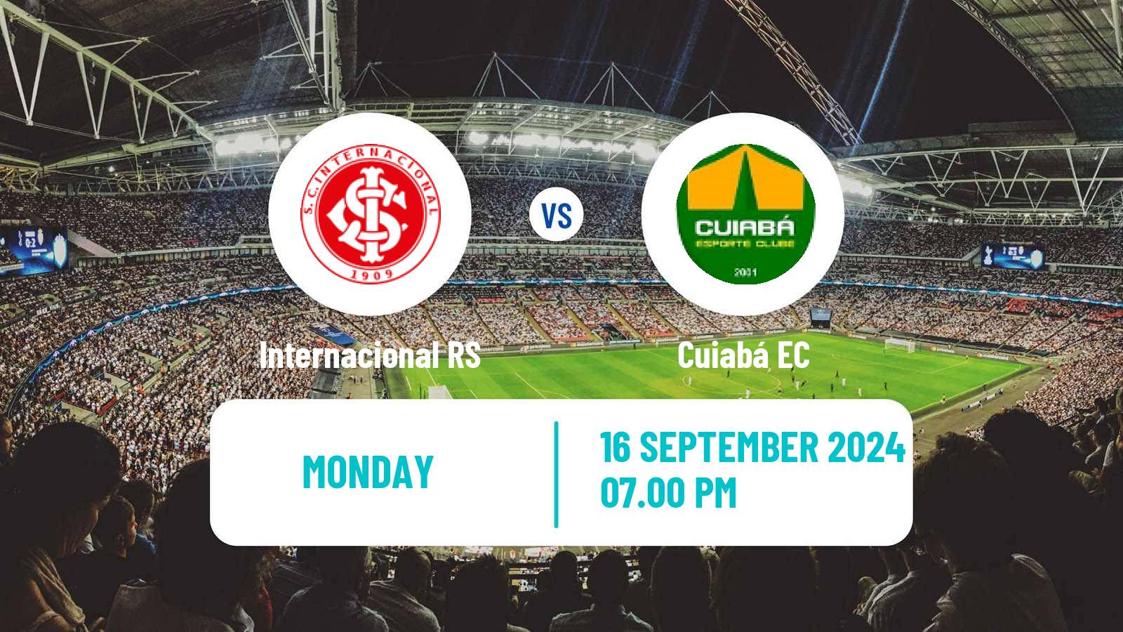 Soccer Brazilian Serie A Internacional RS - Cuiabá