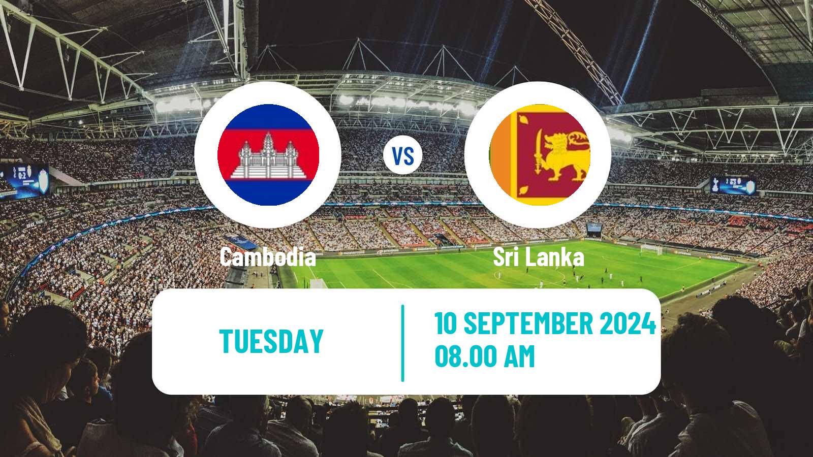 Soccer Asian Cup Cambodia - Sri Lanka