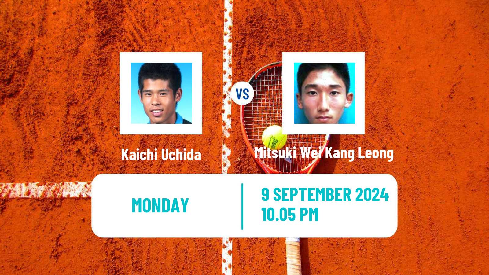 Tennis Guangzhou 2 Challenger Men Kaichi Uchida - Mitsuki Wei Kang Leong