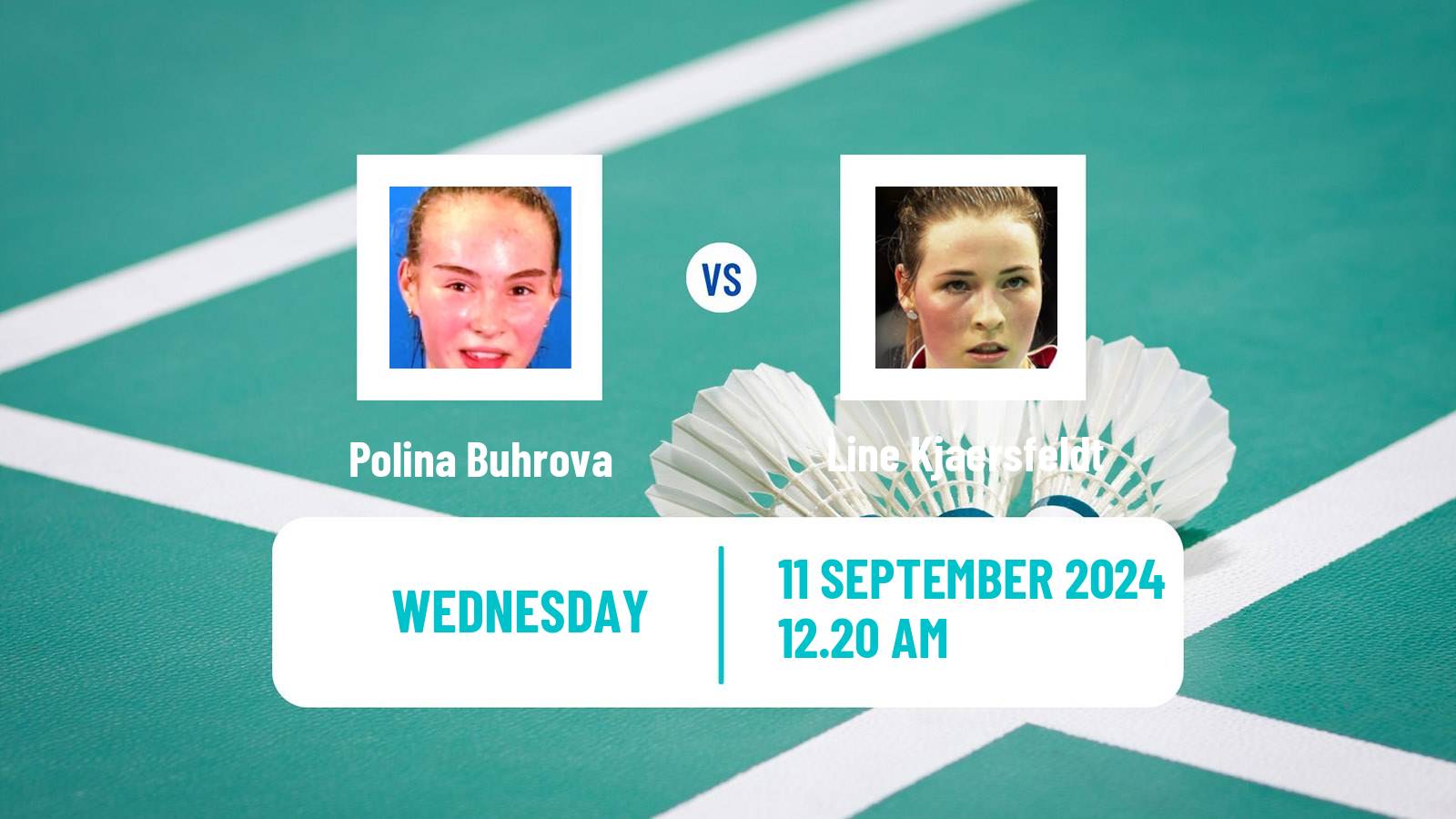 Badminton BWF World Tour Hong Kong Open Women Polina Buhrova - Line Kjaersfeldt