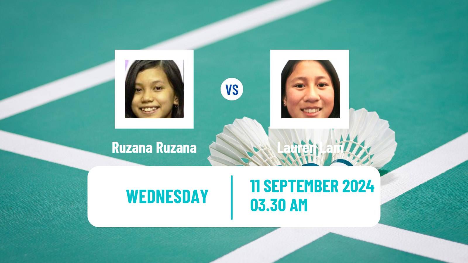 Badminton BWF World Tour Vietnam Open Women Ruzana Ruzana - Lauren Lam