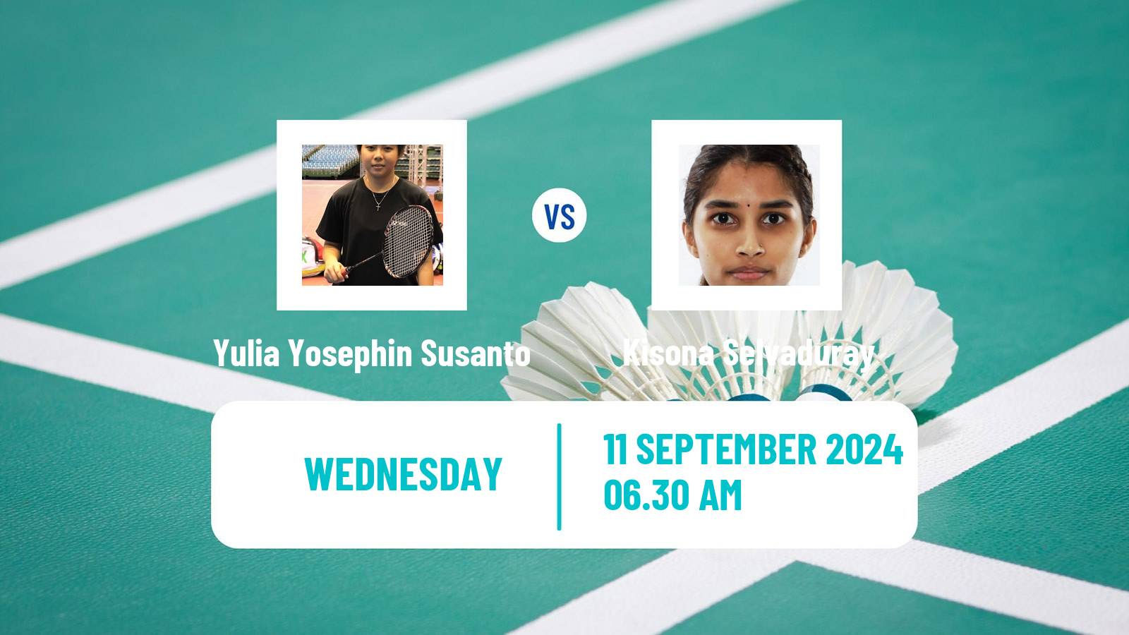 Badminton BWF World Tour Vietnam Open Women Yulia Yosephin Susanto - Kisona Selvaduray