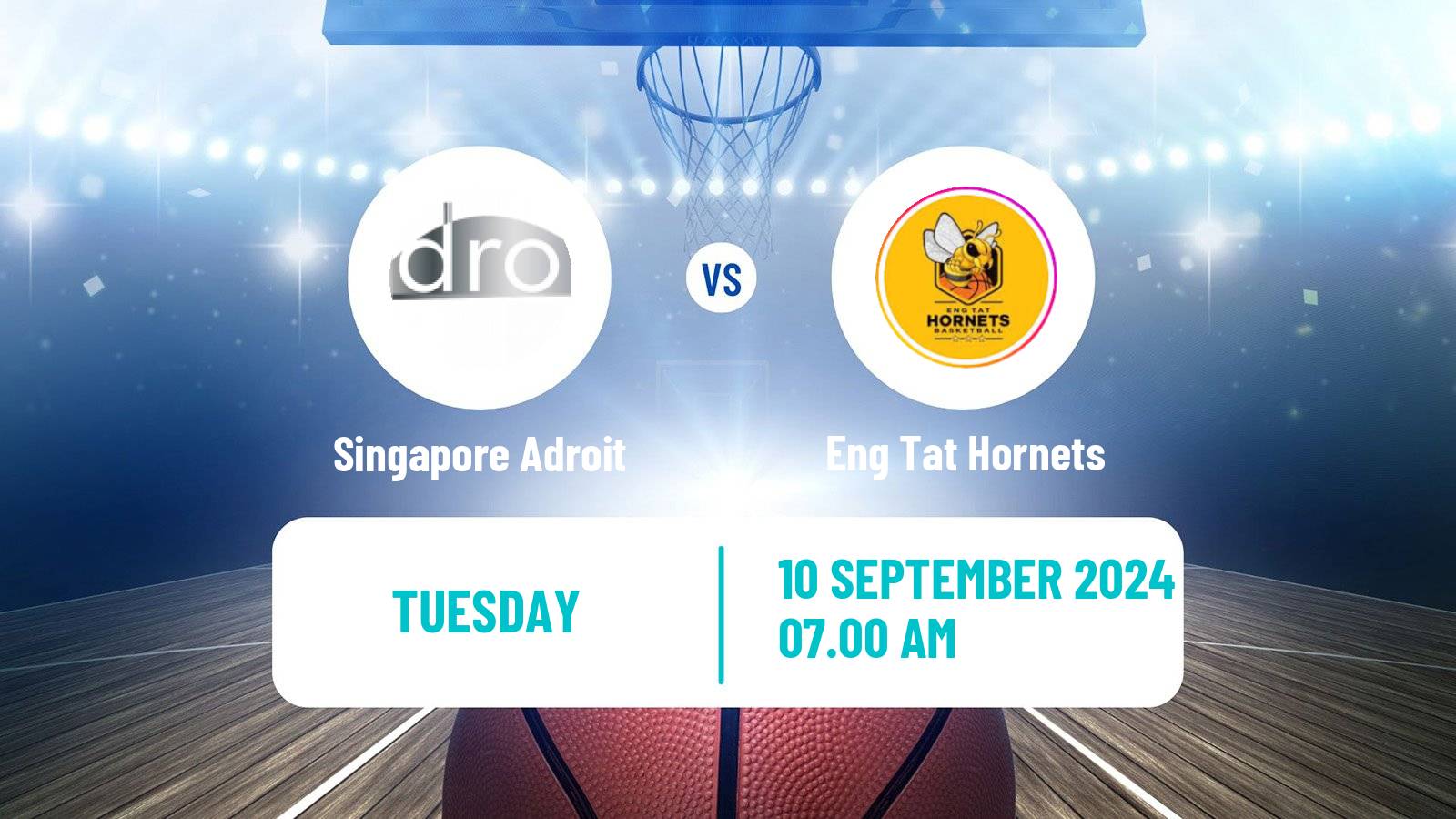 Basketball Singapore NBL Singapore Adroit - Eng Tat Hornets