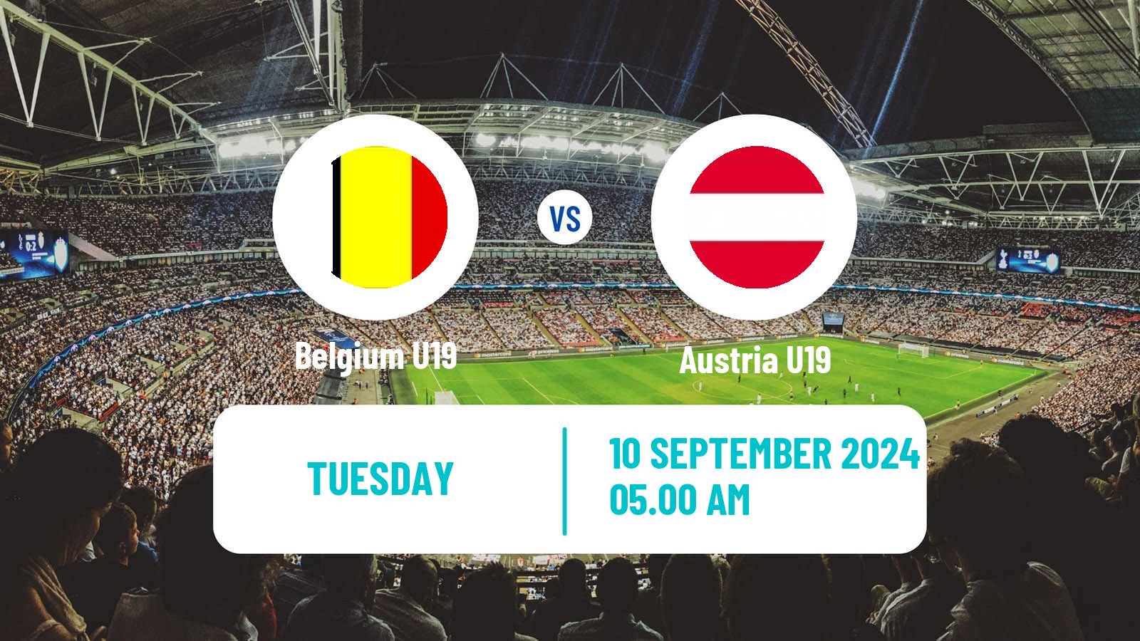 Soccer Friendly Belgium U19 - Austria U19