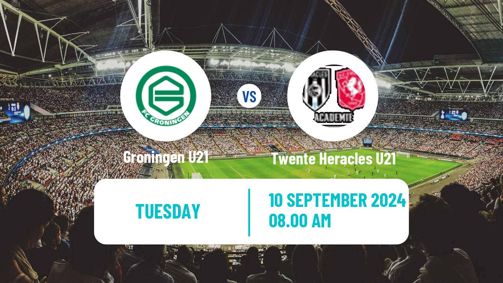 Soccer Dutch Divisie 1 U21 Groningen U21 - Twente Heracles U21