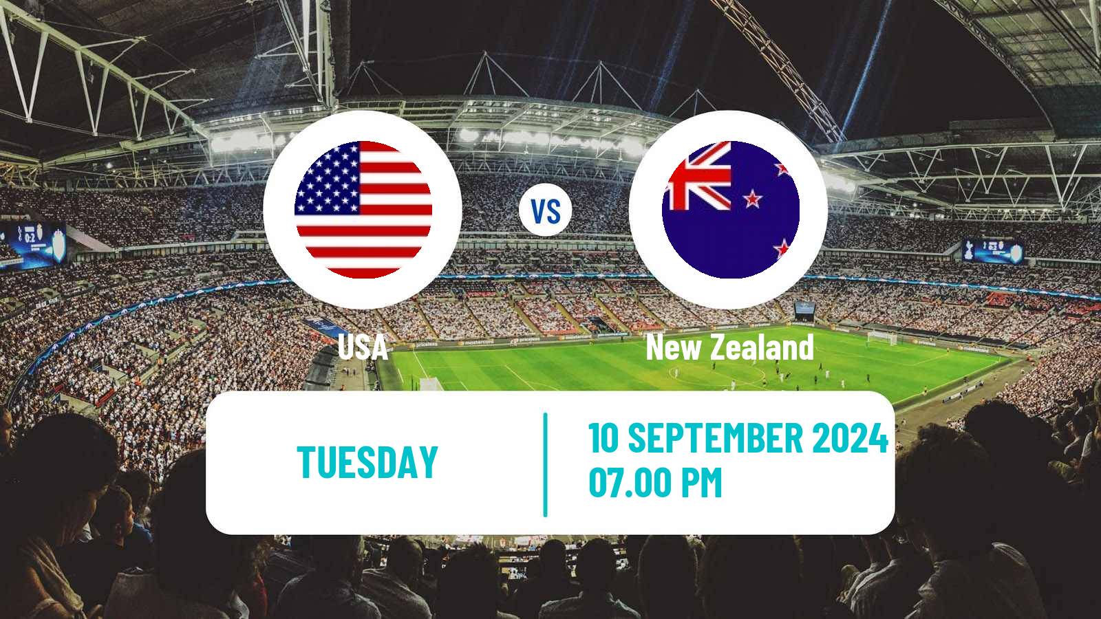 Soccer Friendly USA - New Zealand