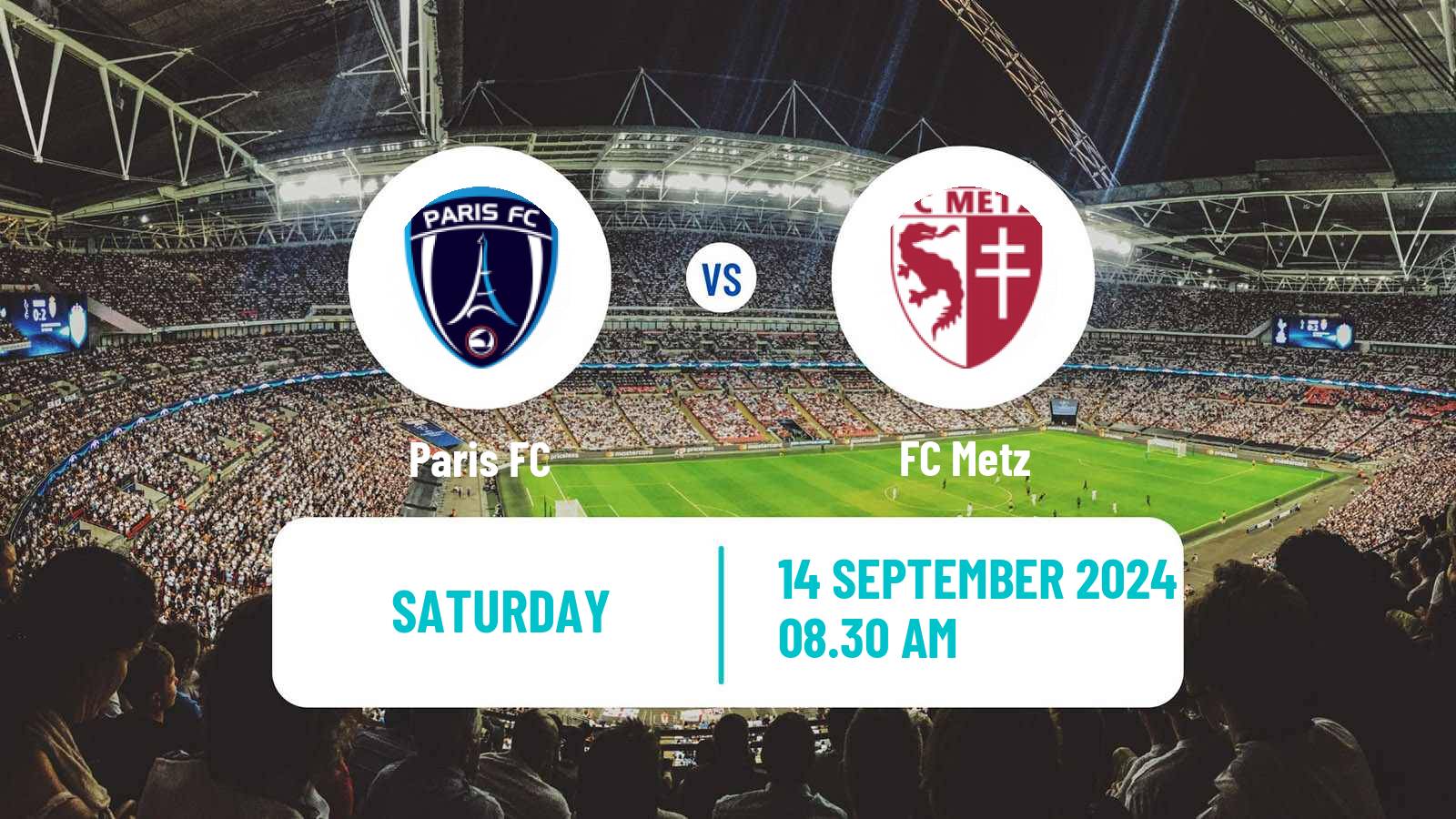 Soccer French Ligue 2 Paris FC - Metz