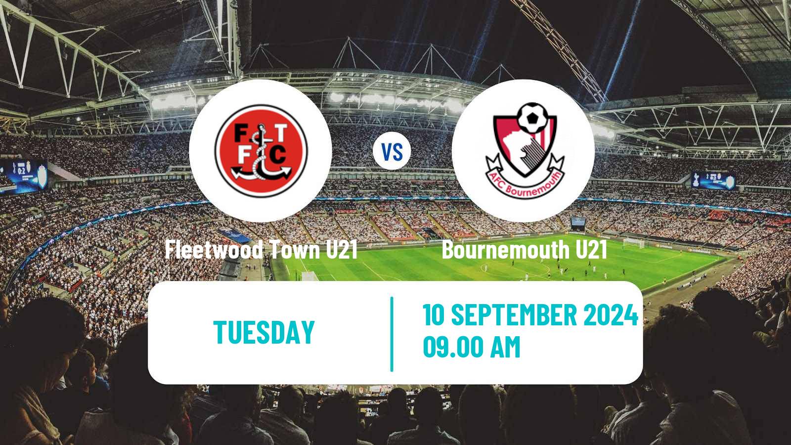 Soccer English Professional Development League Fleetwood Town U21 - Bournemouth U21