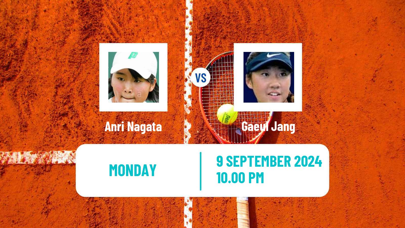 Tennis ITF W15 Singapore Women 2024 Anri Nagata - Gaeul Jang