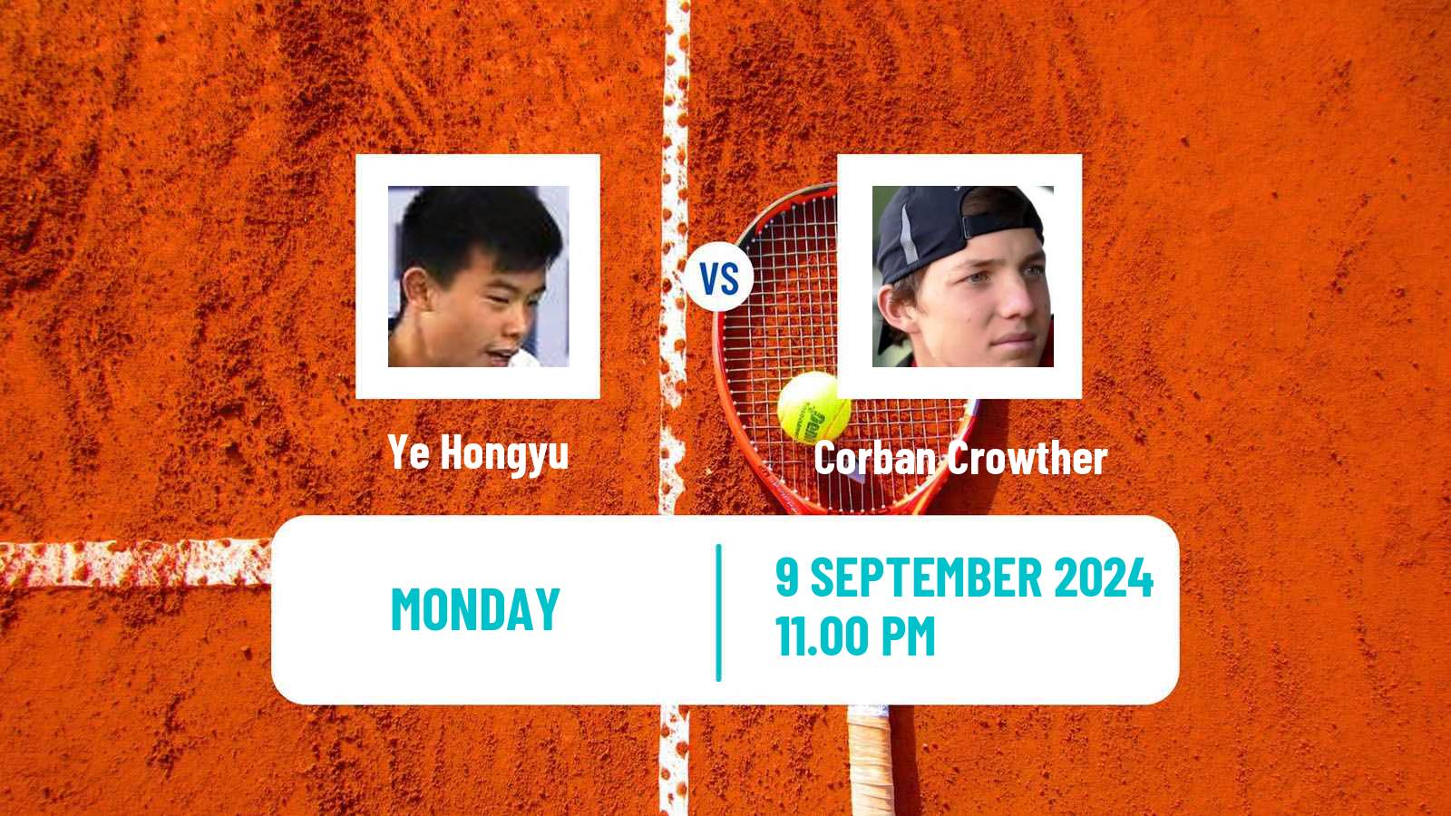 Tennis ITF M25 Bali 2 Men Ye Hongyu - Corban Crowther