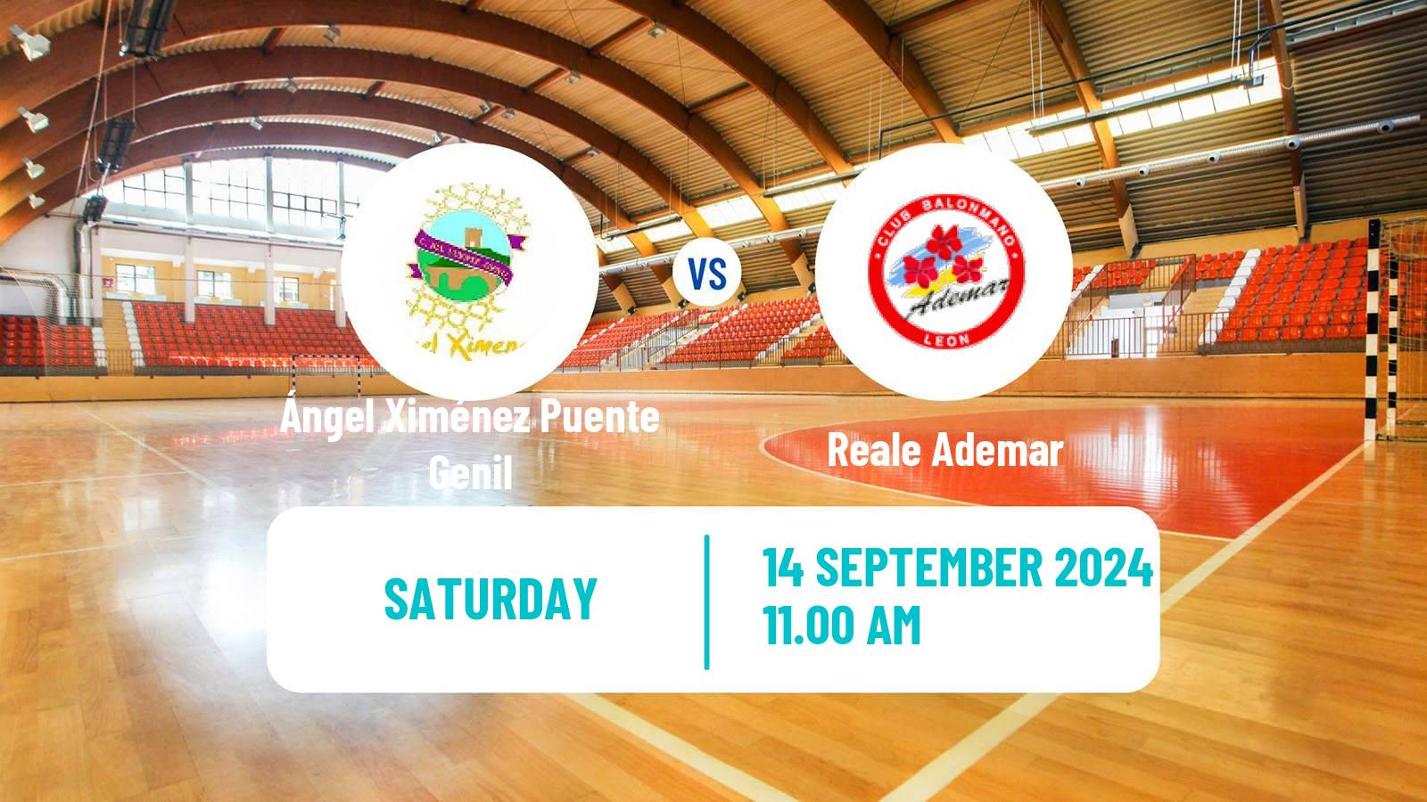 Handball Spanish Liga ASOBAL Ángel Ximénez Puente Genil - Reale Ademar