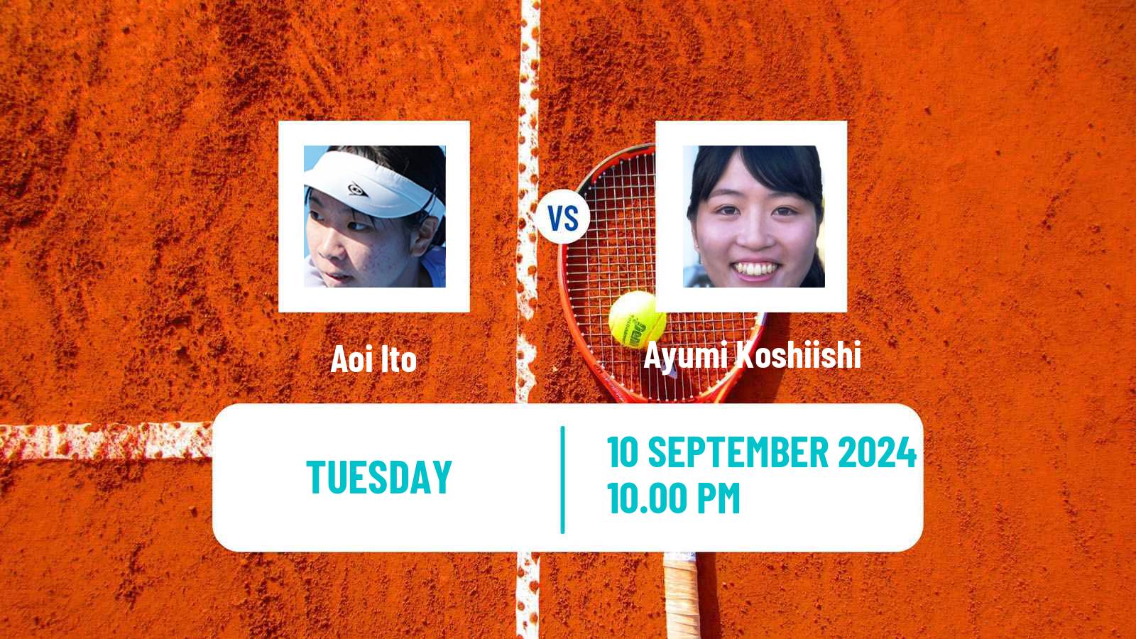 Tennis ITF W75 Perth Women Aoi Ito - Ayumi Koshiishi