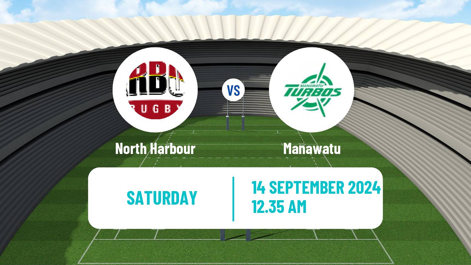 Rugby union New Zealand Bunnings NPC North Harbour - Manawatu