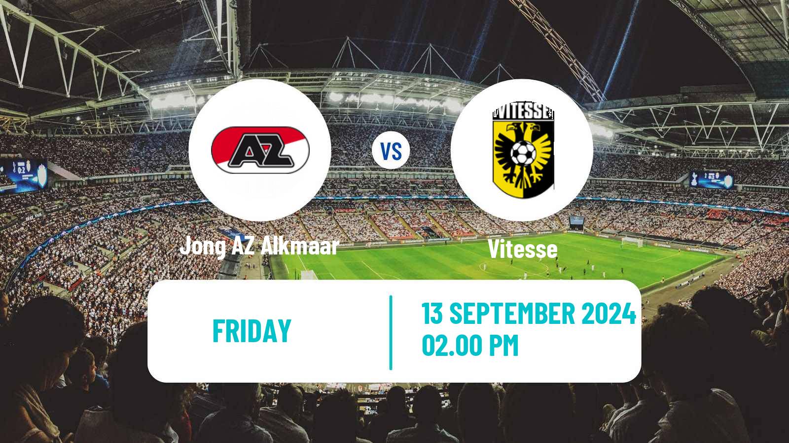 Soccer Dutch Eerste Divisie Jong AZ Alkmaar - Vitesse