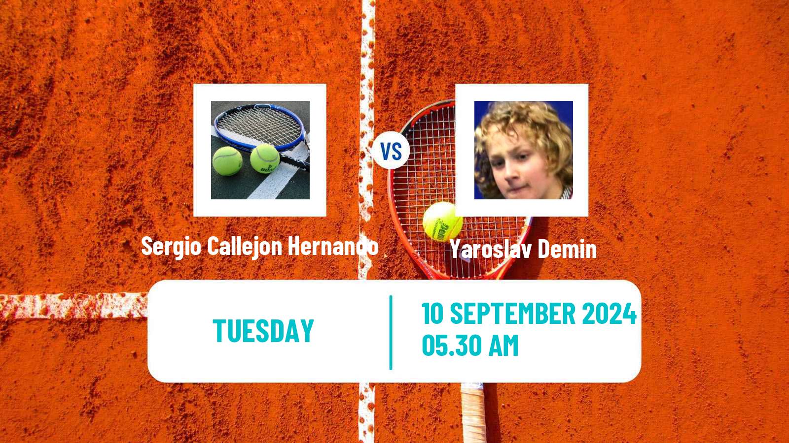 Tennis ITF M15 Madrid 2 Men 2024 Sergio Callejon Hernando - Yaroslav Demin