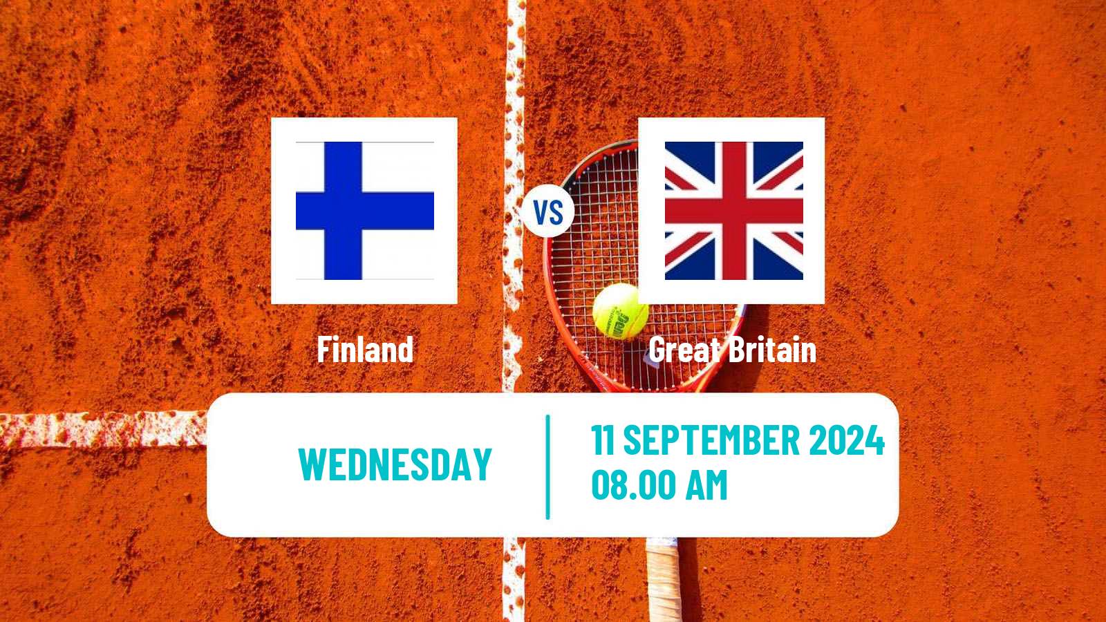 Tennis Davis Cup - World Group Teams Finland - Great Britain