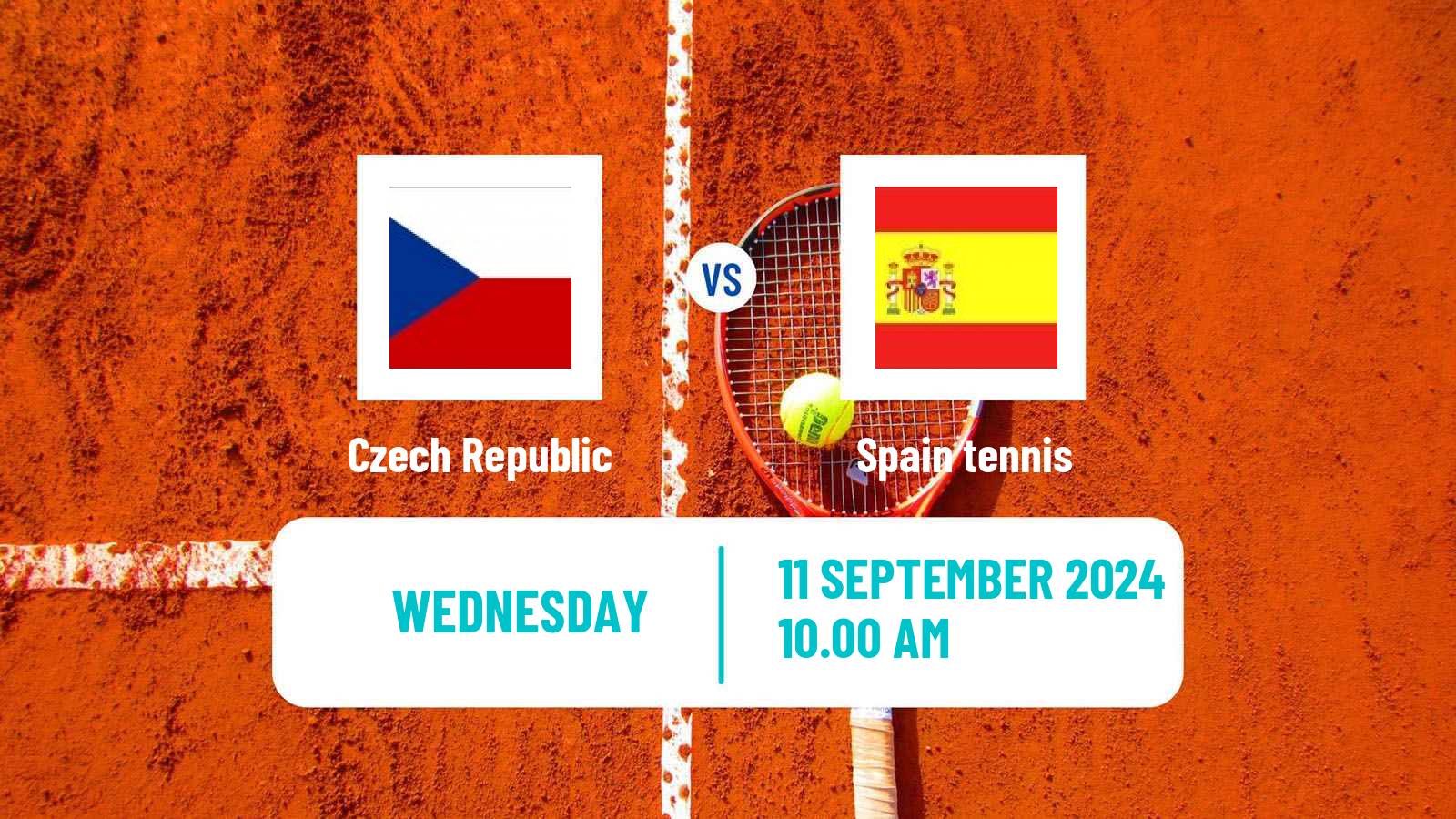 Tennis Davis Cup - World Group Teams Czech Republic - Spain