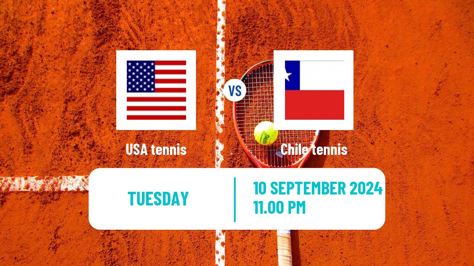 Tennis Davis Cup - World Group Teams USA - Chile