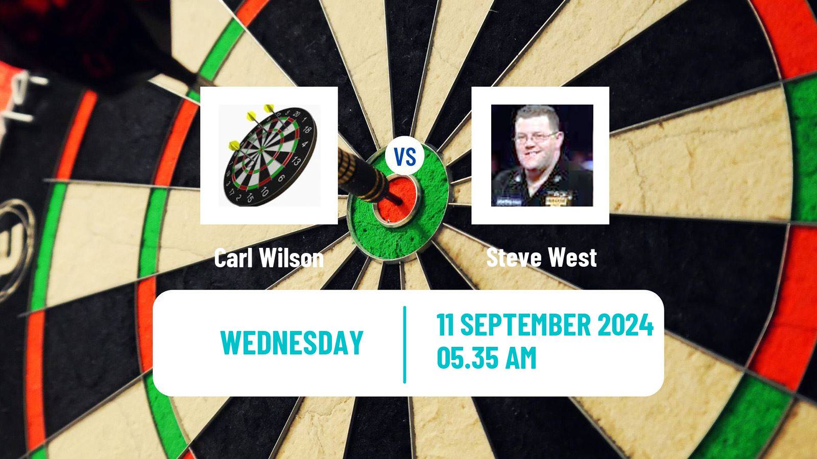 Darts Modus Super Series Carl Wilson - Steve West