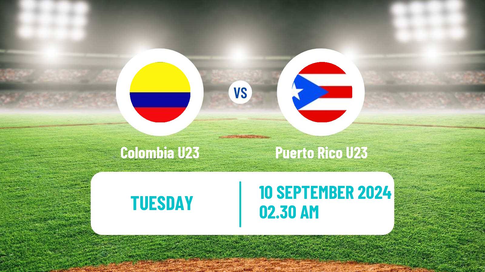 Baseball World Cup U23 Baseball Colombia U23 - Puerto Rico U23