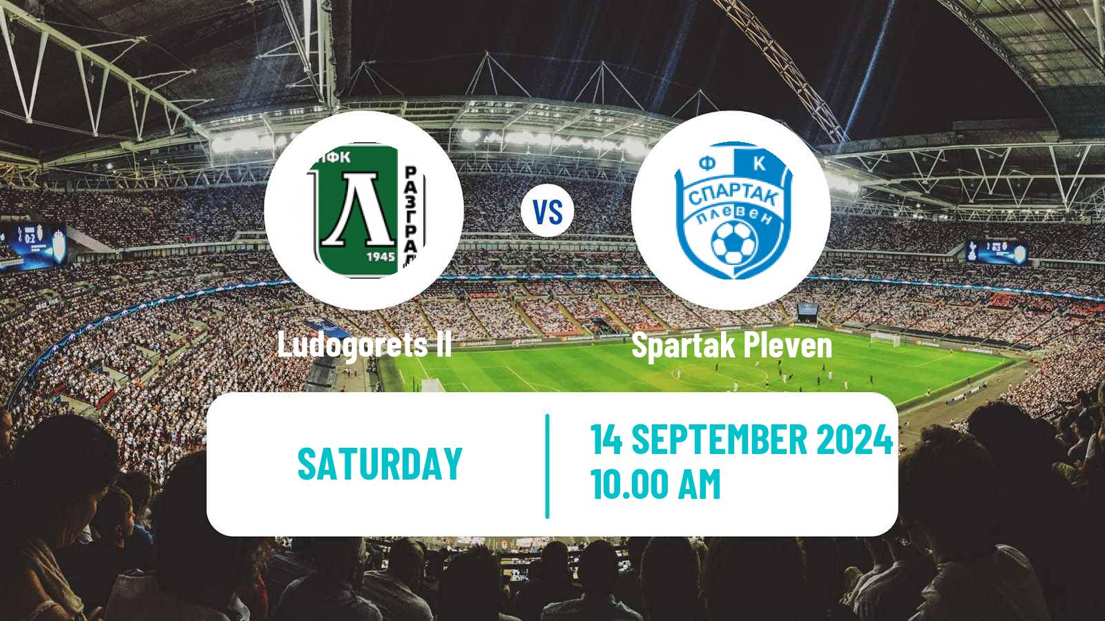 Soccer Bulgarian Vtora Liga Ludogorets II - Spartak Pleven