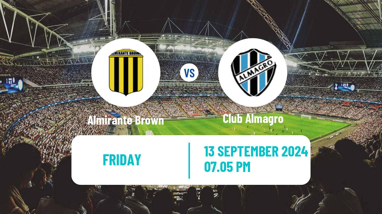 Soccer Argentinian Primera Nacional Almirante Brown - Club Almagro