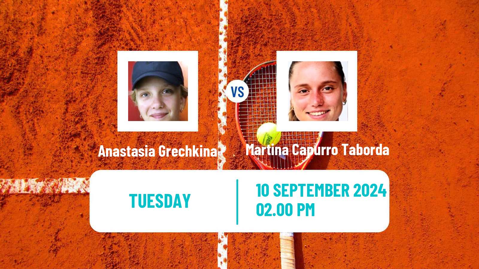 Tennis ITF W35 Leme Women Anastasia Grechkina - Martina Capurro Taborda