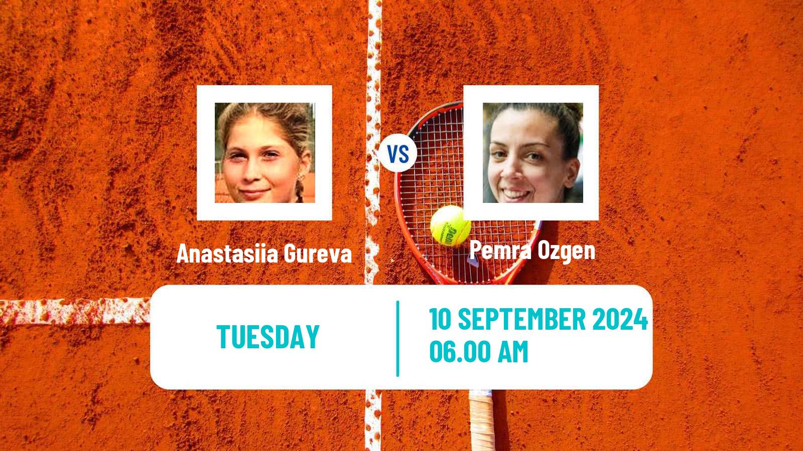 Tennis ITF W35 Santarem Women Anastasiia Gureva - Pemra Ozgen