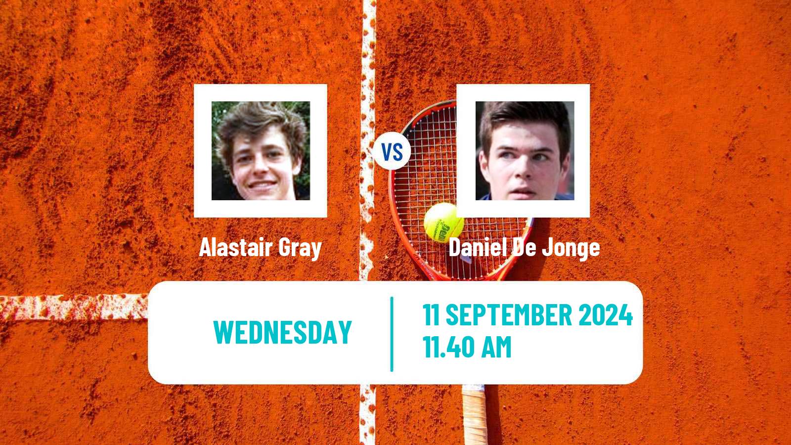 Tennis ITF M25 H Plaisir Men Alastair Gray - Daniel De Jonge