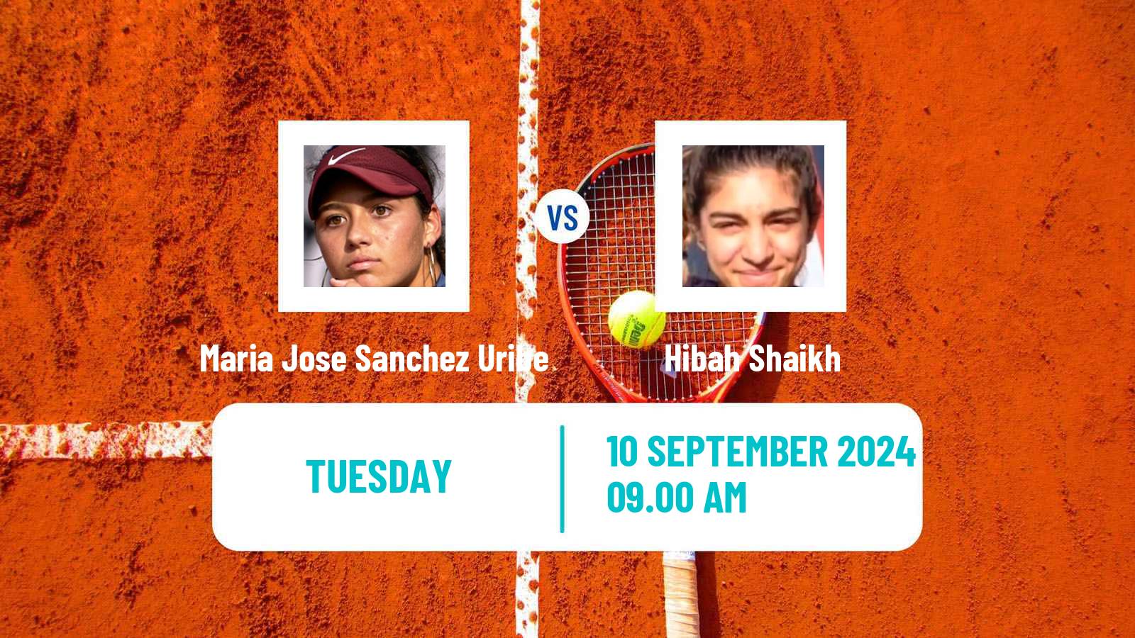 Tennis ITF W35 Punta Cana 2 Women Maria Jose Sanchez Uribe - Hibah Shaikh