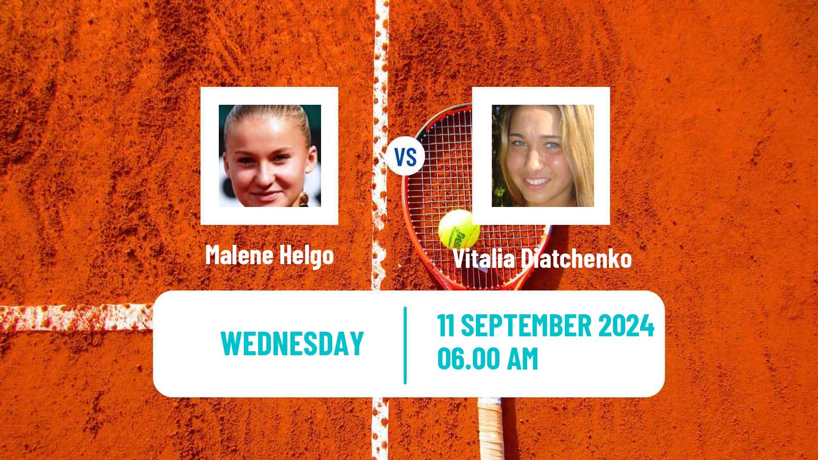 Tennis ITF W35 Santarem Women Malene Helgo - Vitalia Diatchenko