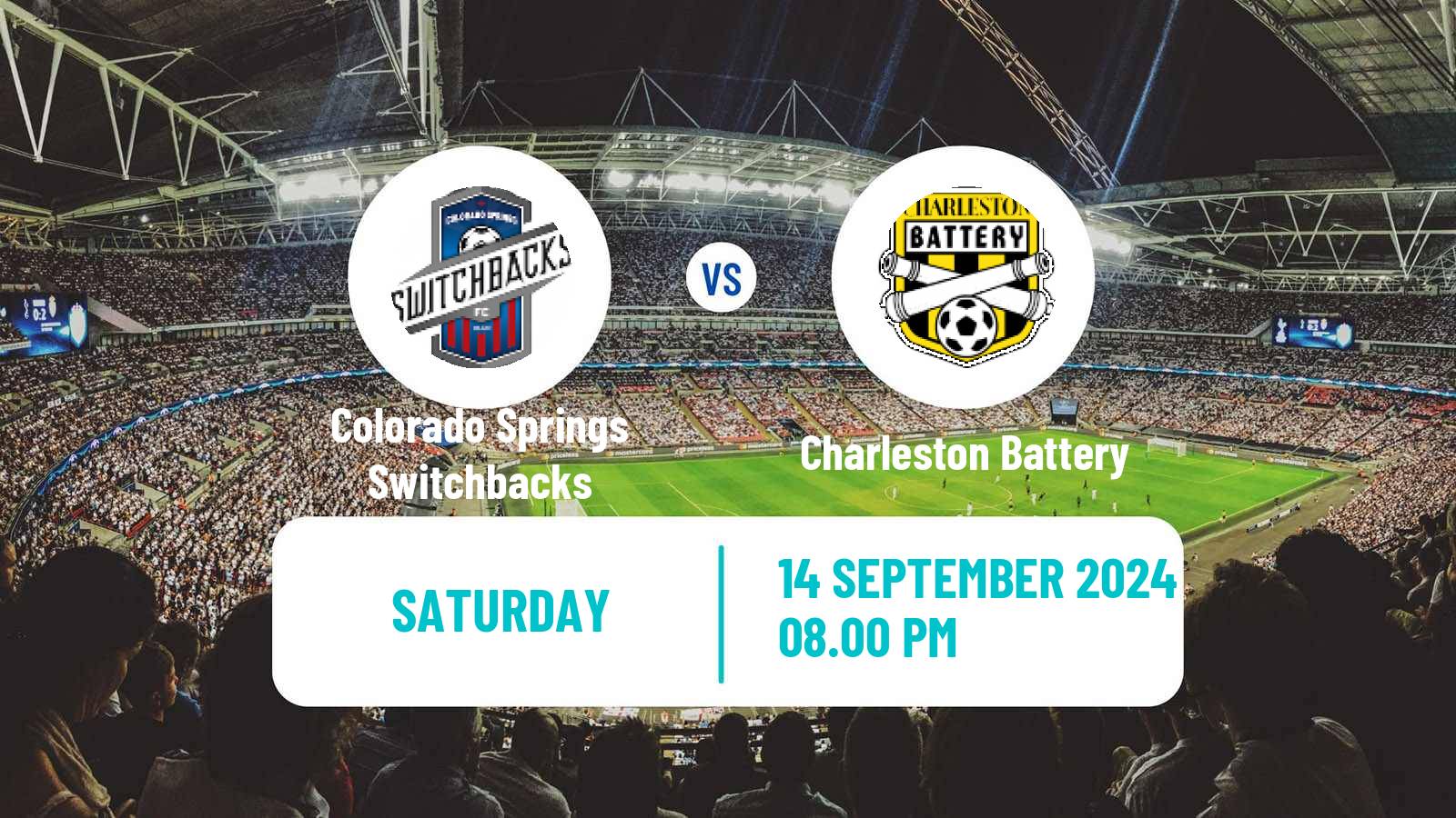 Soccer USL Championship Colorado Springs Switchbacks - Charleston Battery