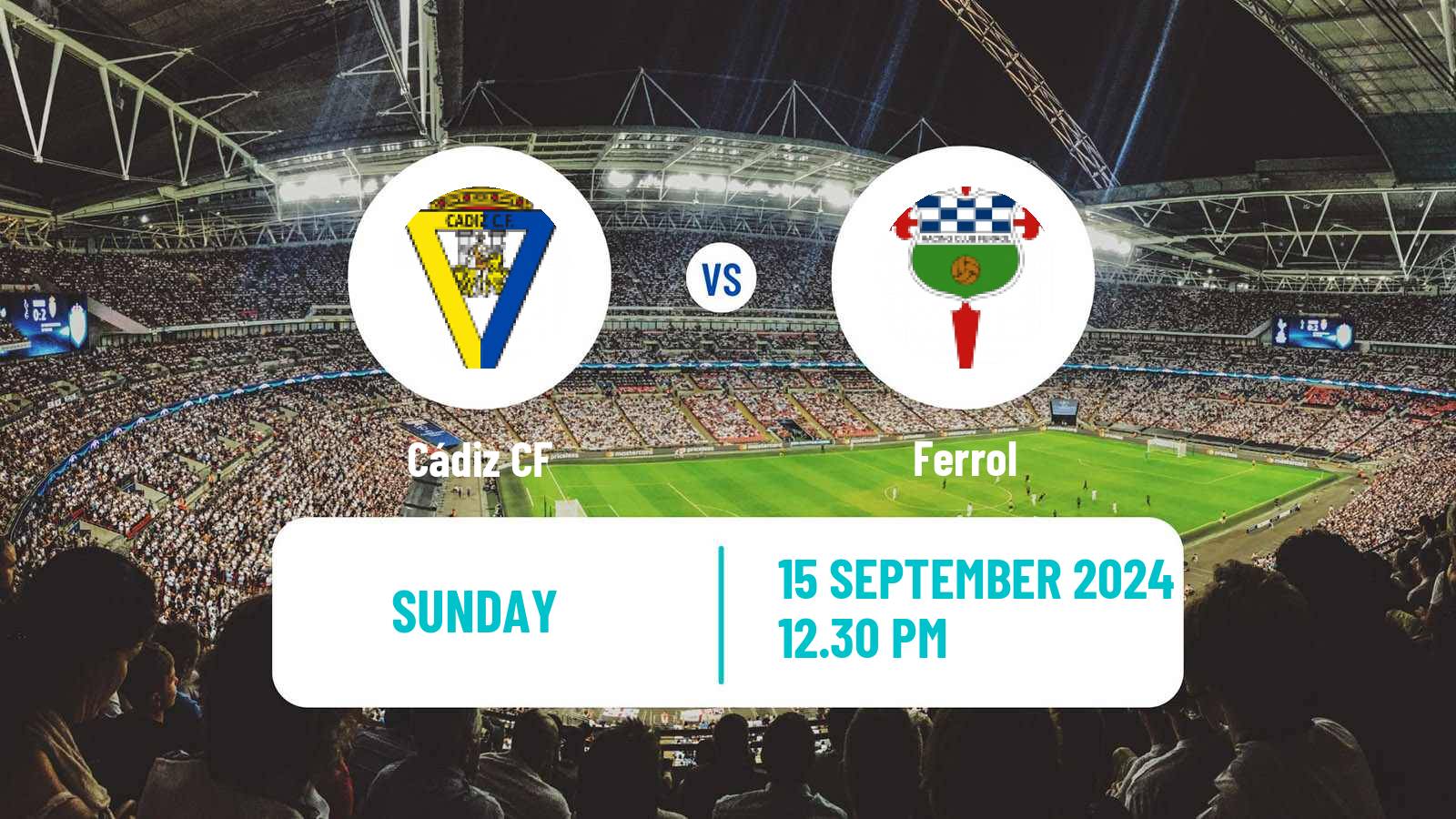 Soccer Spanish LaLiga2 Cádiz - Ferrol